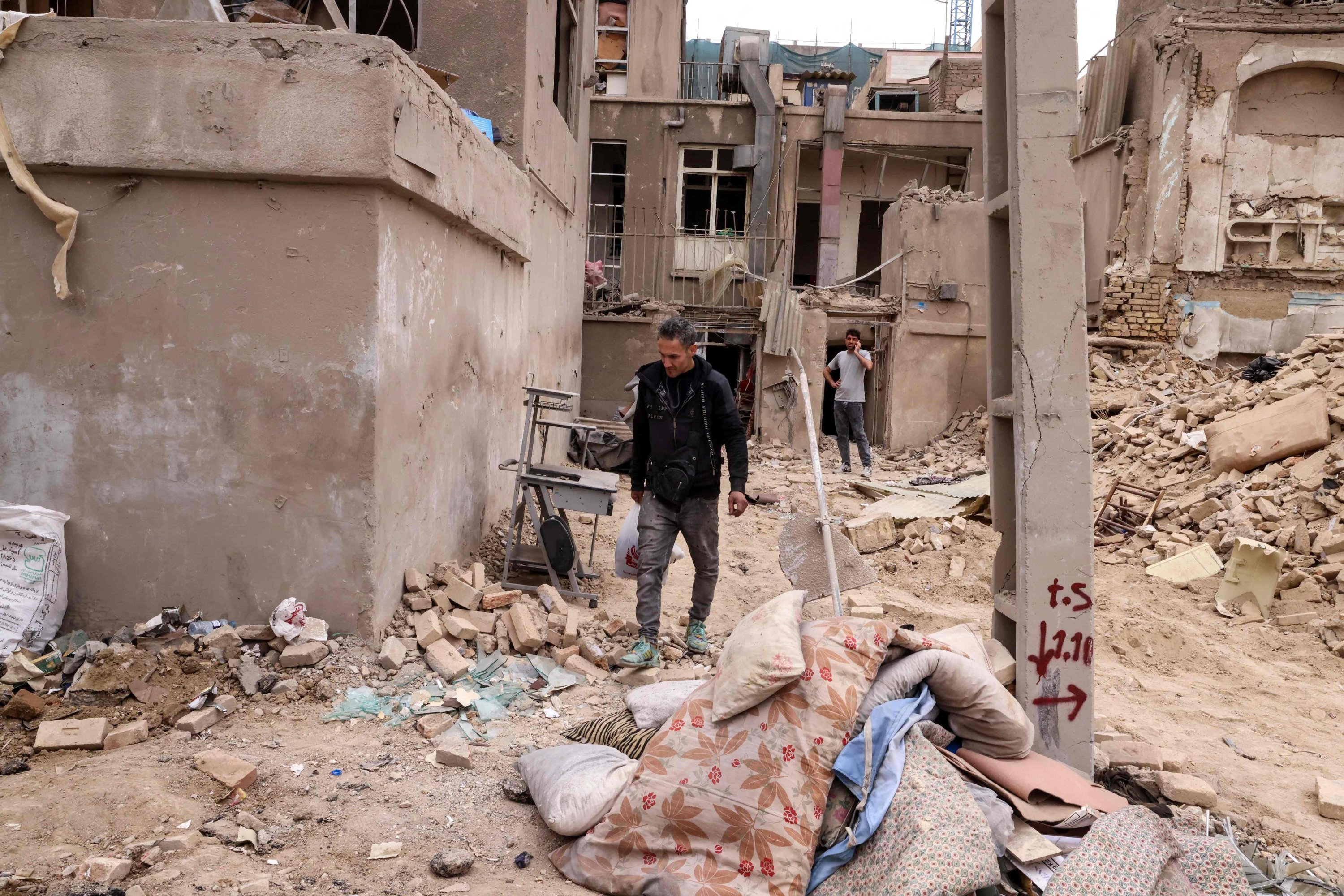 Civilian infrastructure destroyed in Iran