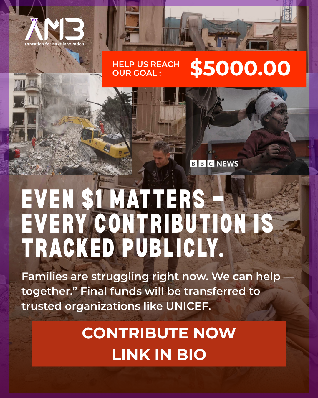 Support Iran Civilians - AM3 Group Donation